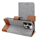 OEM Kabura JEANS Book za XIAOMI Redmi Note 14 5G siva