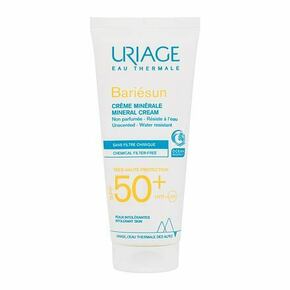 Uriage Bariésun Mineral Cream vodoodporna zaščita pred soncem za obraz za vse tipe kože 100 ml unisex