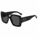 Sončna očala DSQUARED2 ženski, črna barva - črna. Sončna očala iz kolekcije DSQUARED2. Model s toniranimi stekli in okvirji iz plastike. Ima filter UV 400.