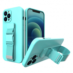 slomart rope case gel ovitek z vrvico verižica torbica vrvica samsung galaxy a22 5g modra