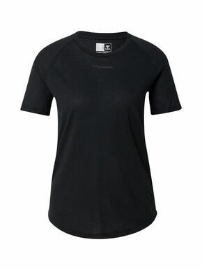 Kratka majica za vadbo Hummel Vanja črna barva - črna. Kratka majica za vadbo iz kolekcije Hummel. Model izdelan iz materiala