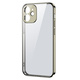 joyroom new beauty series ultra tanek prozoren ovitek s kovinskim okvirjem za iphone 12 pro zlate barve (jr-bp743)