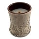 WEBHIDDENBRAND Keramična ovalna vaza za sveče WoodWick, Ogenj v kaminu, 133,2 g