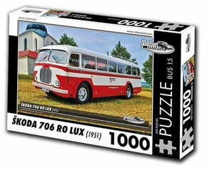 WEBHIDDENBRAND RETRO-AUTA Puzzle BUS št. 15 Škoda 706 RO LUX (1951) 1000 kosov