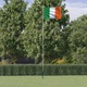Vidaxl Zastava Irske in drog 6,23 m aluminij