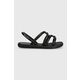 Otroški sandali Ipanema MEU SOL SAND črna barva - črna. Otroški sandali iz kolekcije Ipanema. Model je izdelan iz sintetičnega materiala. Model z mehkim, oblikovanim vložkom zagotavlja udobje.