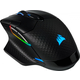 Corsair Dark Core RGB PRO gaming miška, optični, brezžičen, 18000 dpi, 1ms, črni