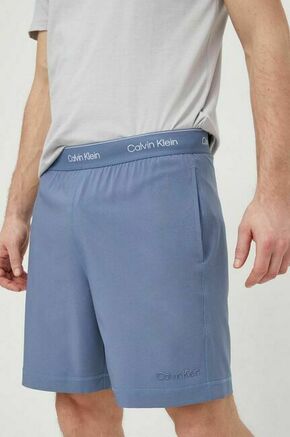 Kratke hlače za vadbo Calvin Klein Performance - modra. Kratke hlače za vadbo iz kolekcije Calvin Klein Performance. Model izdelan iz hitrosušečega materiala.