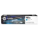 HP 981A (J3M68A), originalna kartuša, azurna, 70ml, Za tiskalnik: HP PAGEWIDE ENTERPRISE 556DN, HP PAGEWIDE ENTERPRISE COLOR MFP 586F
