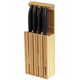 WEBHIDDENBRAND KYOCERA stojalo za 4 keramične nože - iz bambusa (za največjo dolžino rezila 20 cm)