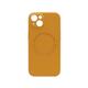 Chameleon Apple iPhone 14 Plus - Usnjen magnetni ovitek (Leather Magnetic) - oranžen