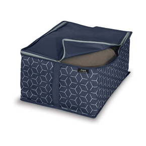 Temno modra škatla za shranjevanje Domopak Metrik