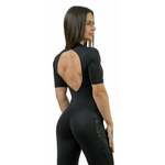 Nebbia Workout Jumpsuit INTENSE Focus Black XS Fitnes majica