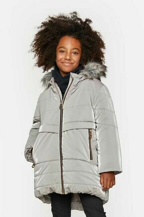 Otroška jakna Coccodrillo siva barva - siva. Otroški jakna iz kolekcije Coccodrillo. Podložen model