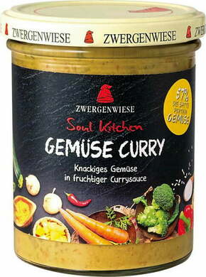 Zwergenwiese Bio Soul Kitchen Zelenjavni Curry - 370 g