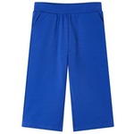 vidaXL Otroške hlače s širokimi hlačnicami kobaltno modre 128