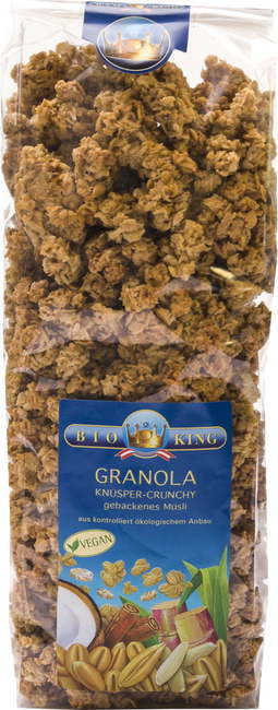 BioKing Granola Knuper-Crunchy Bio - 750 g