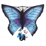 Teddies Zmajev leteči metulj najlon 100x70cm v vrečki iz blaga