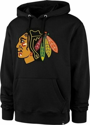 Chicago Blackhawks NHL Imprint Burnside Pullover Hoodie Jet Black M Hokejski pulover