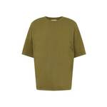 Bombažna kratka majica American Vintage moški, zelena barva - zelena. Ohlapna kratka majica iz kolekcije American Vintage, izdelana iz tanke, elastične pletenine. Model iz izjemno udobne bombažne tkanine.