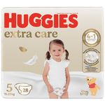 HUGGIES® Extra Care 5 plenic za enkratno uporabo (12-17 kg) 28 kos
