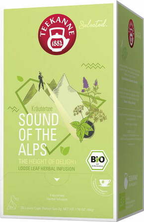 TEEKANNE Bio Luxury Cup Sound of the Alps - 25 piramidnih vrečk
