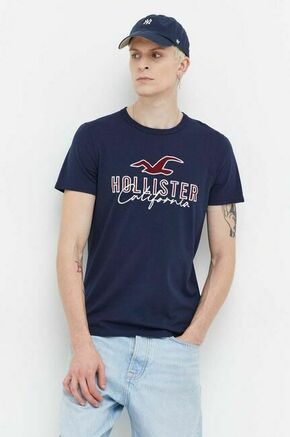 Bombažna kratka majica Hollister Co. moški