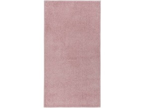 VIDAXL Preproga 80x150 cm roza