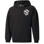 Puma 58923201 Alpha Hoodie FL dekliški pulover, črn, 116