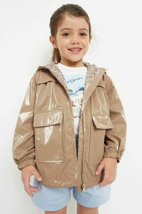 Otroška vodoodporna jakna Mayoral rjava barva - rjava. Otroški Vodoodporna jakna iz kolekcije Mayoral. Nepodložen model