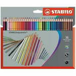 WEBHIDDENBRAND STABILO akvarelne barvice, komplet 36 kosov v kartonski škatli Premium