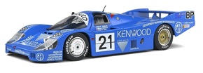 1:18 Porsche 956 LH KENWOOD No21 ANDRETTI/ANDRETTI/ALLIOT 24h Le Mans 1983 modra - SOLIDO