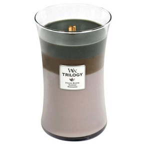 Woodwick Dišeča vaza za sveče Trilogy Cosy Cabin 609