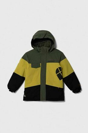 Otroška smučarska jakna Protest PRTPECKER JR zelena barva - zelena. Otroška smučarska jakna iz kolekcije Protest. Podložen model
