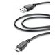 CellularLine kabel USB v MicroUSB, 2 m, črn