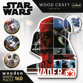 Trefl Wood Craft Izvor puzzle Star Wars: Darth Vader 160 kosov