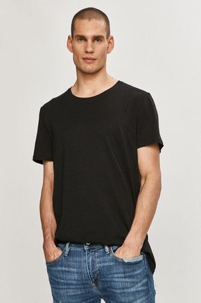 Lacoste kratka majica (3-pack) - črna. Kratka majica iz kolekcije Lacoste. Model izdelan iz tanke
