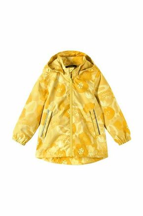 Otroška jakna Reima rumena barva - rumena. Otroški outdoor jakna iz kolekcije Reima. Delno podložen model