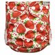 T-TOMI Pant Diaper AIO Changing Set Snaps pralna hlačna plenica z vložkom za vstavljanje na sponke Strawberries 4 -15 kg 3 kos