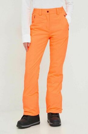 Smučarske hlače CMP oranžna barva - oranžna. Smučarske hlače iz kolekcije CMP. Model izdelan materiala