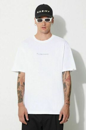 Bombažna kratka majica Filling Pieces bela barva - bela. Ohlapna kratka majica iz kolekcije Filling Pieces