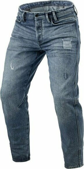 Rev'it! Jeans Rilan TF Medium Blue Vintage 34/32 Motoristične jeans hlače