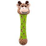 BeFUN igrača za psa TPR + plišasta žirafa, 39 cm
