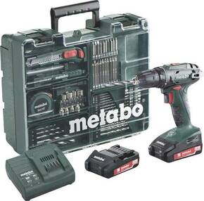 Metabo akumulatorski vrtalnik vijačnik BS 18 Set 18 V (602207880)