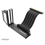 AKASA RISER BLACK PRO, navpično držalo za grafični procesor kabel PCIe 3.0 Riser Premium