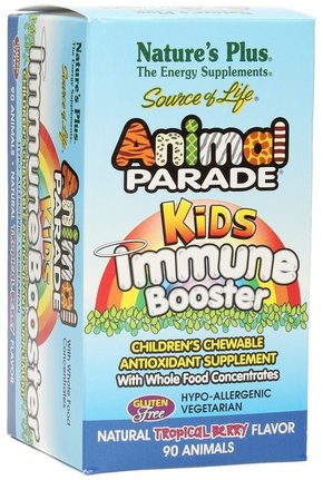 Animal Parade® Kids Immune Booster - 90 tab. liz.
