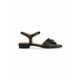Usnjeni sandali Geox D NEW ERAKLIA 15 ženski, črna barva, D4580B 00046 C9999 - črna. Sandali iz kolekcije Geox. Model izdelan iz usnja nappa.