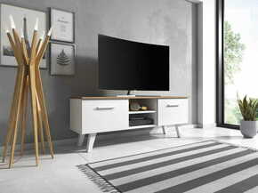 Furnitura TV omarica NORD bela skandinavski dizajn