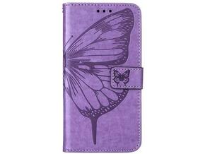 Chameleon Samsung Galaxy A13 4G - Preklopna torbica (WLGO-Butterfly) - vijolična