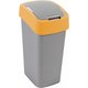 Curver Koš za smeti Pacific Flip bin 50 l, rumeno-srebrn